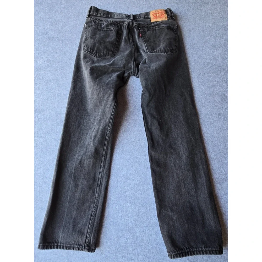 Levi's Men's 505 Jeans Charcoal Wash Straight Leg Med Rise 33x31